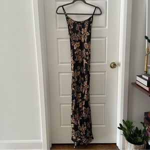 ZARA Maxi patterned dress Size M